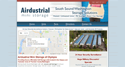 Desktop Screenshot of airdustrialministorage.com